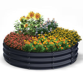 Galvanized Raised Garden Bed, 4x4x1 FT