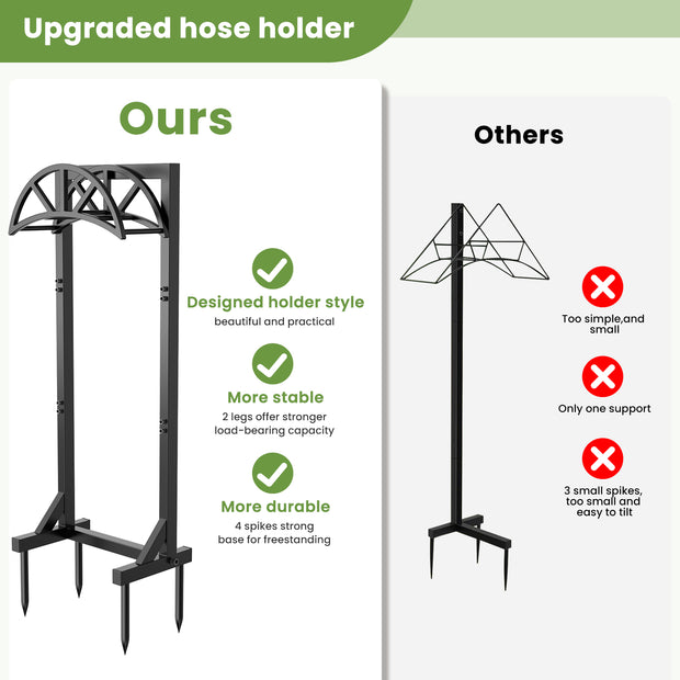 Garden Hose Holder(Trident Style)