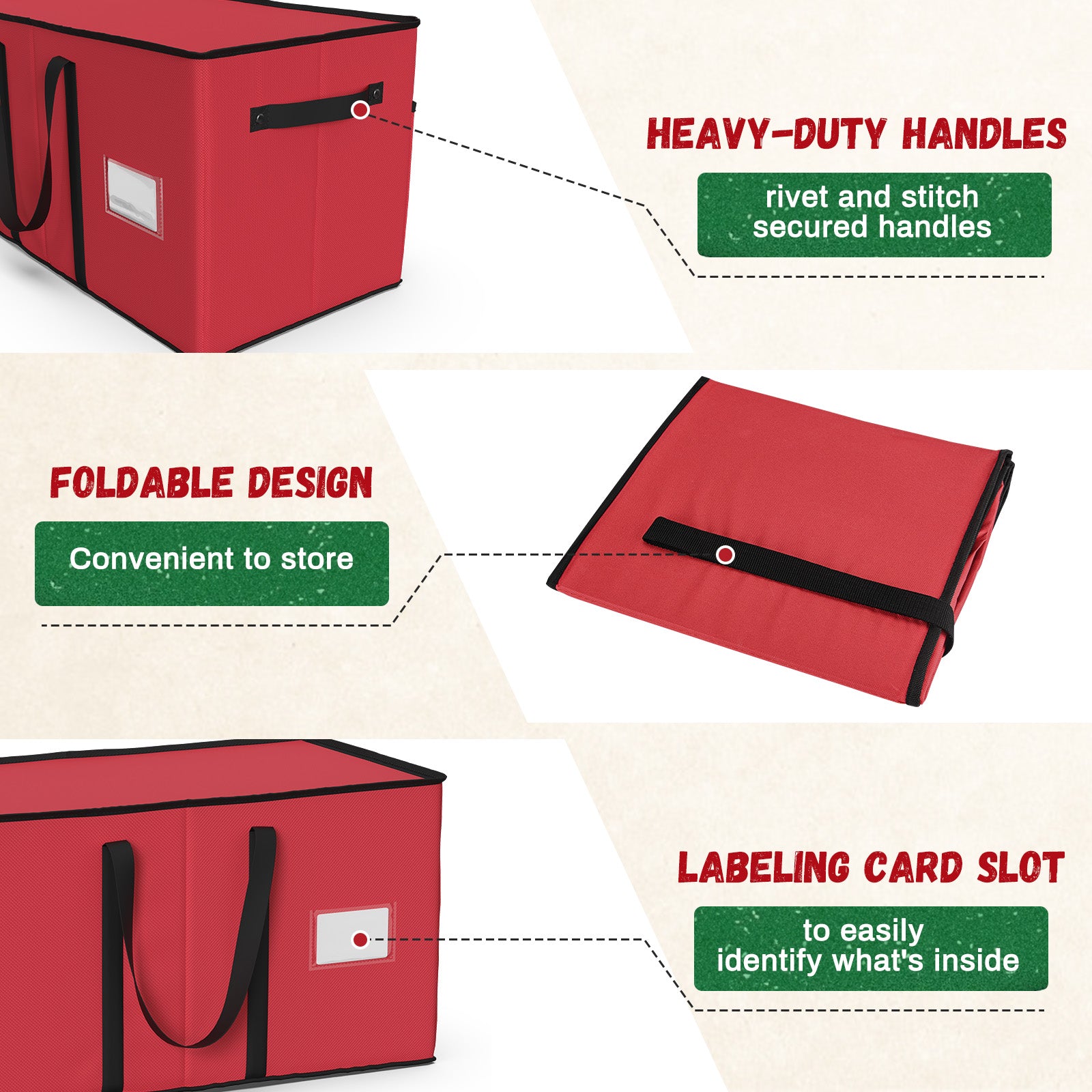 Christmas Ornament Storage Box