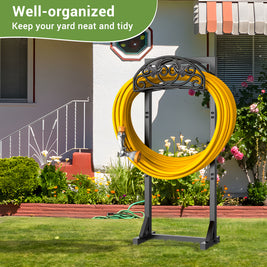 Garden Hose Holder (Double-Leg Bird Style)