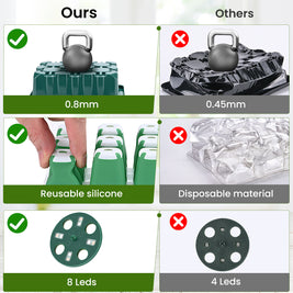 6 Packs Seed Starter Tray with Grow Lights