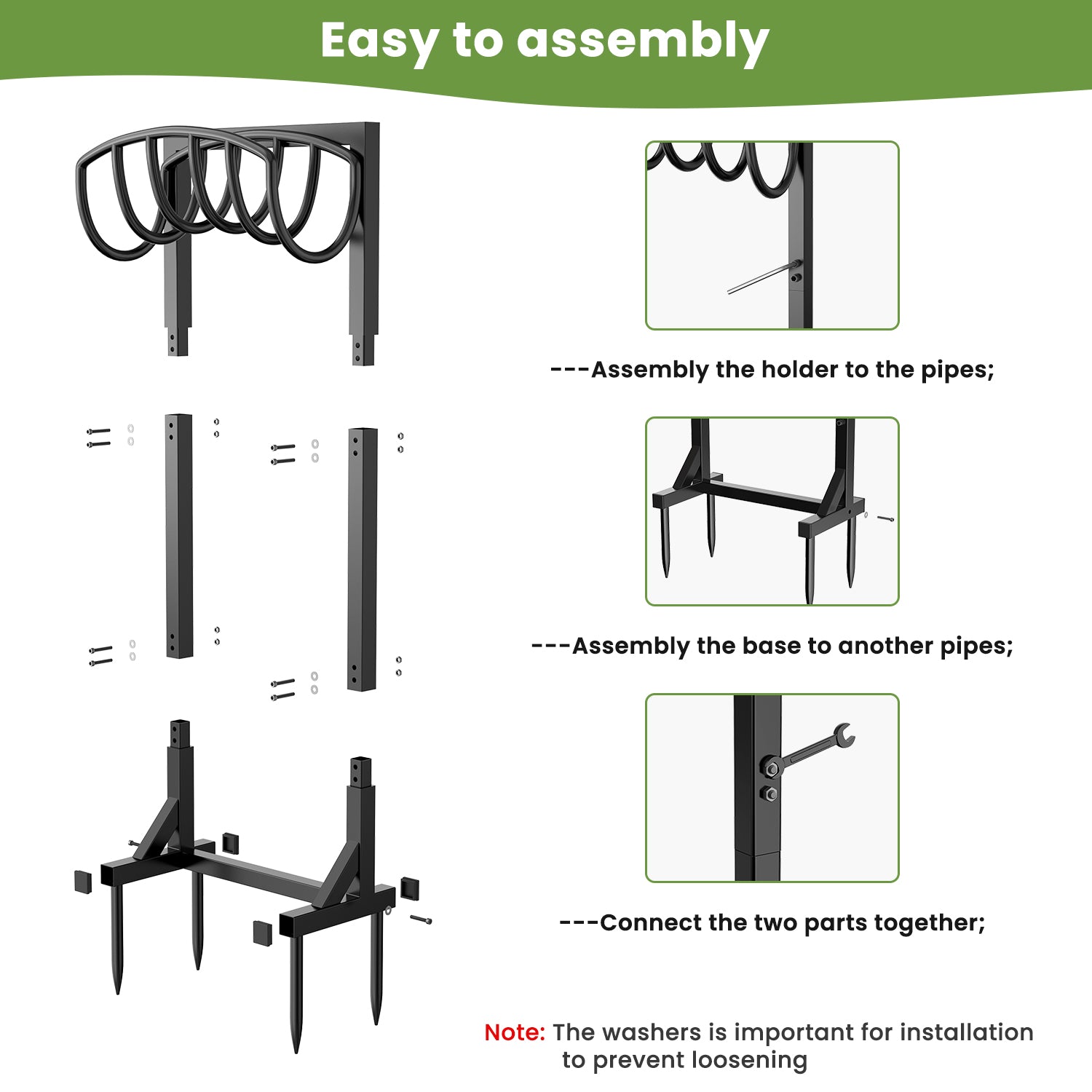 Garden Hose Holder (Simple European Style)