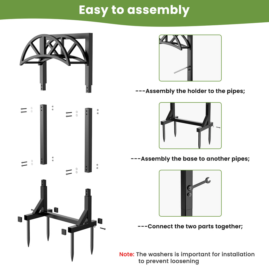 Garden Hose Holder(Trident Style)