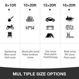 16 Mil Heavy Duty Tarp （Green）