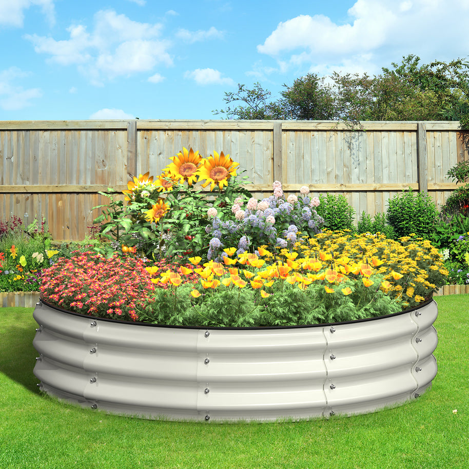 Galvanized Raised Garden Bed, 4x4x1 FT