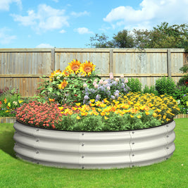 Galvanized Raised Garden Bed, 4x4x1 FT