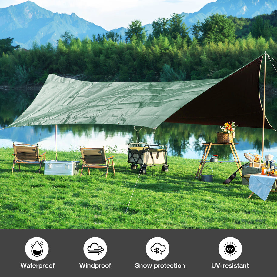 16 Mil Heavy Duty Tarp （Green）